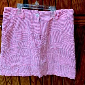 Cape Madras Pink and white patchwork skort Size 4